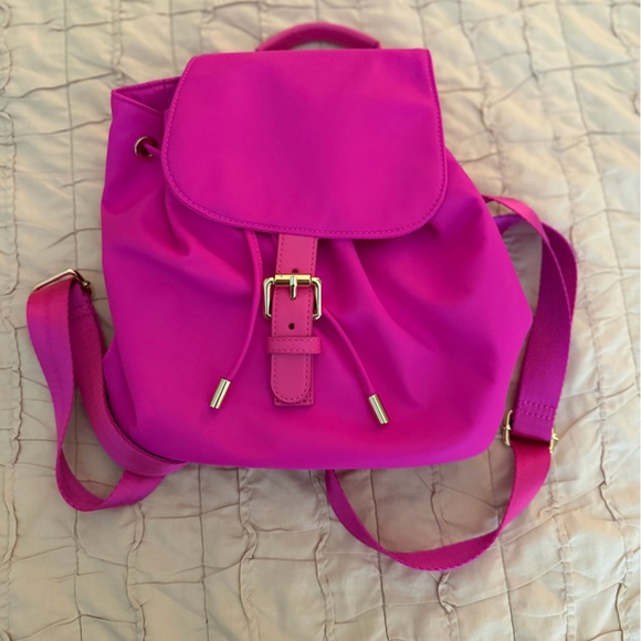 Stoney Clover Lane Fuchsia Mini Flap Backpack - Picture 4 of 5